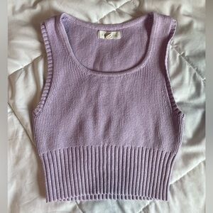 LA HEARTS, SIZE XS, PUPLE KNITTED TANK